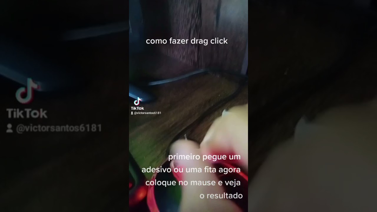 como fazer drag click