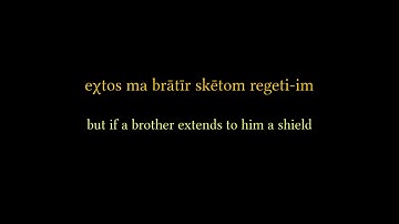 Ā kanomne φetne ("Oh singing bird")