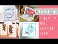 Four Ways to Make Christmas Cards - Sizzix