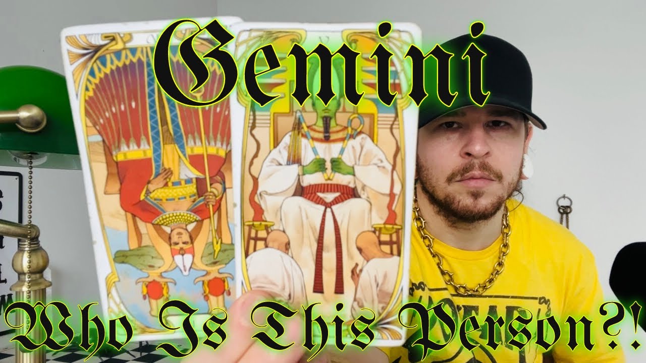 GEMINI - Who is this person?! THEYRE HEAVILY DEPENDENT ON YOU AND WISH THEY WERENT