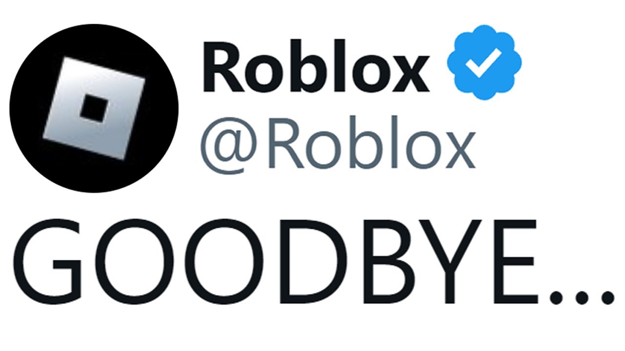 Twitter post about roblox going down