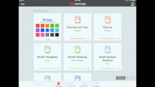 Basic Settings and Navigation of your Canvas Course using the iPad App