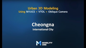 Urban 3D Modeling Using M1UCS + eVTOL + Oblique Camera