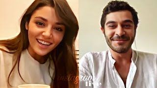 Burak Deniz + Hande Erçel - Instagram Live