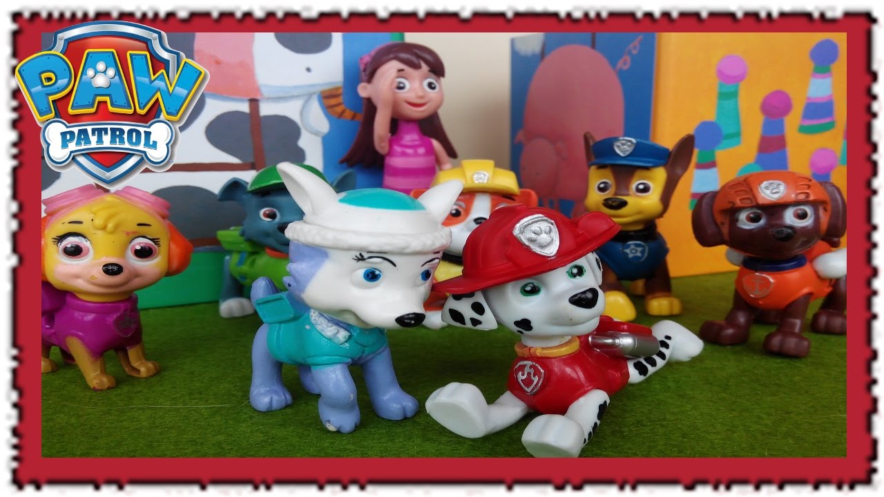la patrulla canina 🐶 juega al escondite 🙈- paw patrol y Everest en ...
