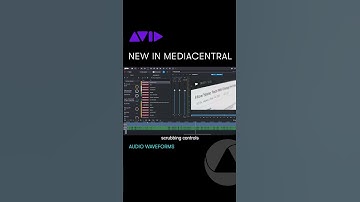 MediaCentral now offers an enhanced editing experience with the addition of audio waveforms