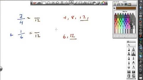 5th 6.4 Common Denominators and Equivalent Fractions