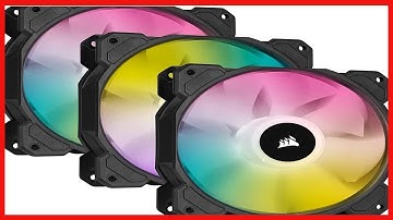 CORSAIR iCUE SP120 RGB ELITE Performance 120mm PWM Triple Fan Kit with iCUE Lighting Node CORE