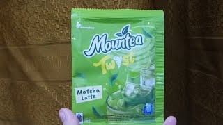 Newest Drink Review, a Viral Drink on Instagram - Mountea Twist Matcha Latte (Price Rp. 2,500)