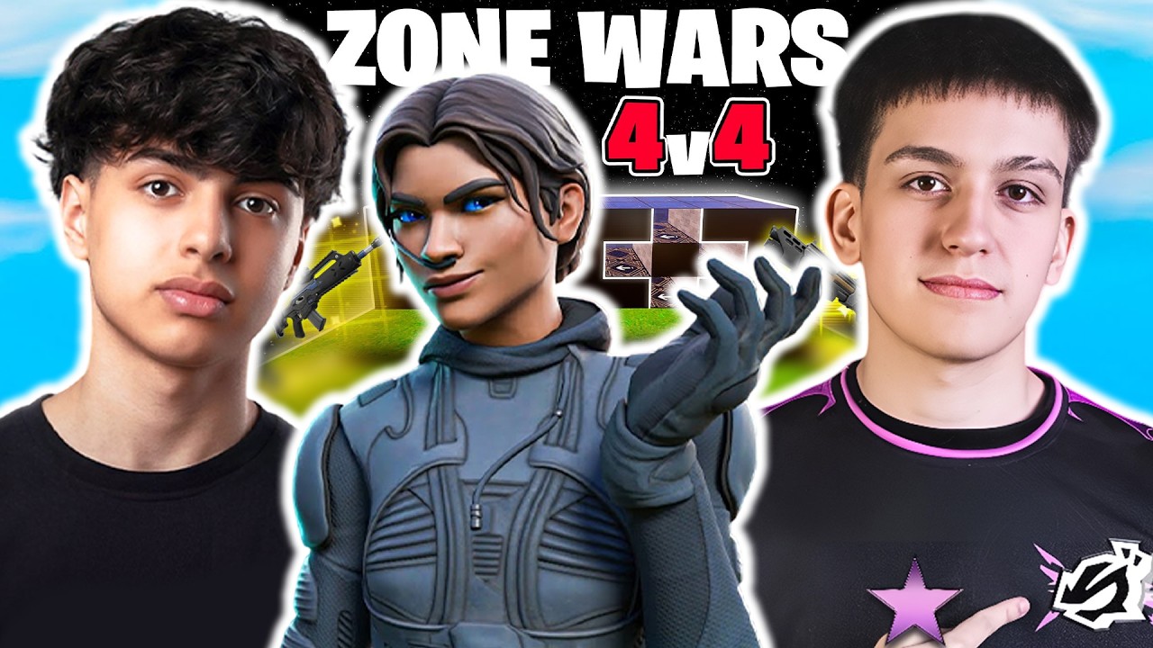 K1NG, TISCO JUEGAN EL 3V3 MÁS INTENSO EN ZONE WARS JUNTO A EDROADTOGLORY