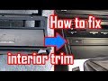 How to fix plastic interior trim on your car - DIY - BMW e46