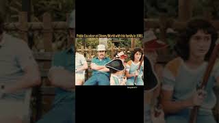Colombian 🔌#Pablo Escobar at Disney World with his family in 1981.
