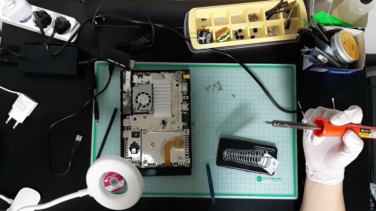 플스2 슬림 (SCPH-7005) DVD 드라이브 교체