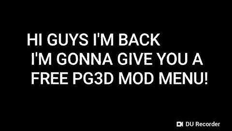 PG3D Free mod menu with apk