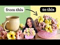 The VIRAL Crochet Flower Pot Coasters EASY TUTORIAL