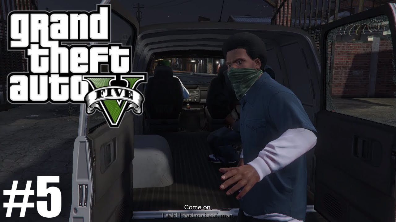 3 Guys on a Futon [Grand Theft Auto V] Ep.5 Chop! YouTube