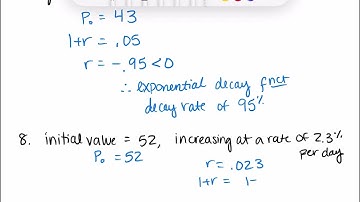 AP Precalculus 3.2 Exponential and Logistic Modeling