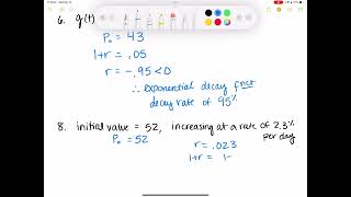 AP Precalculus 3.2 Exponential and Logistic Modeling