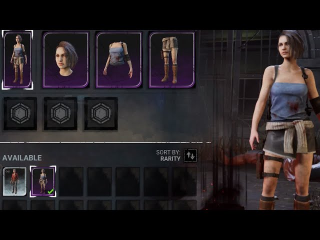 Jill Valentine, Build, Perks, Outfits & Cosmetics, Dead By Daylight