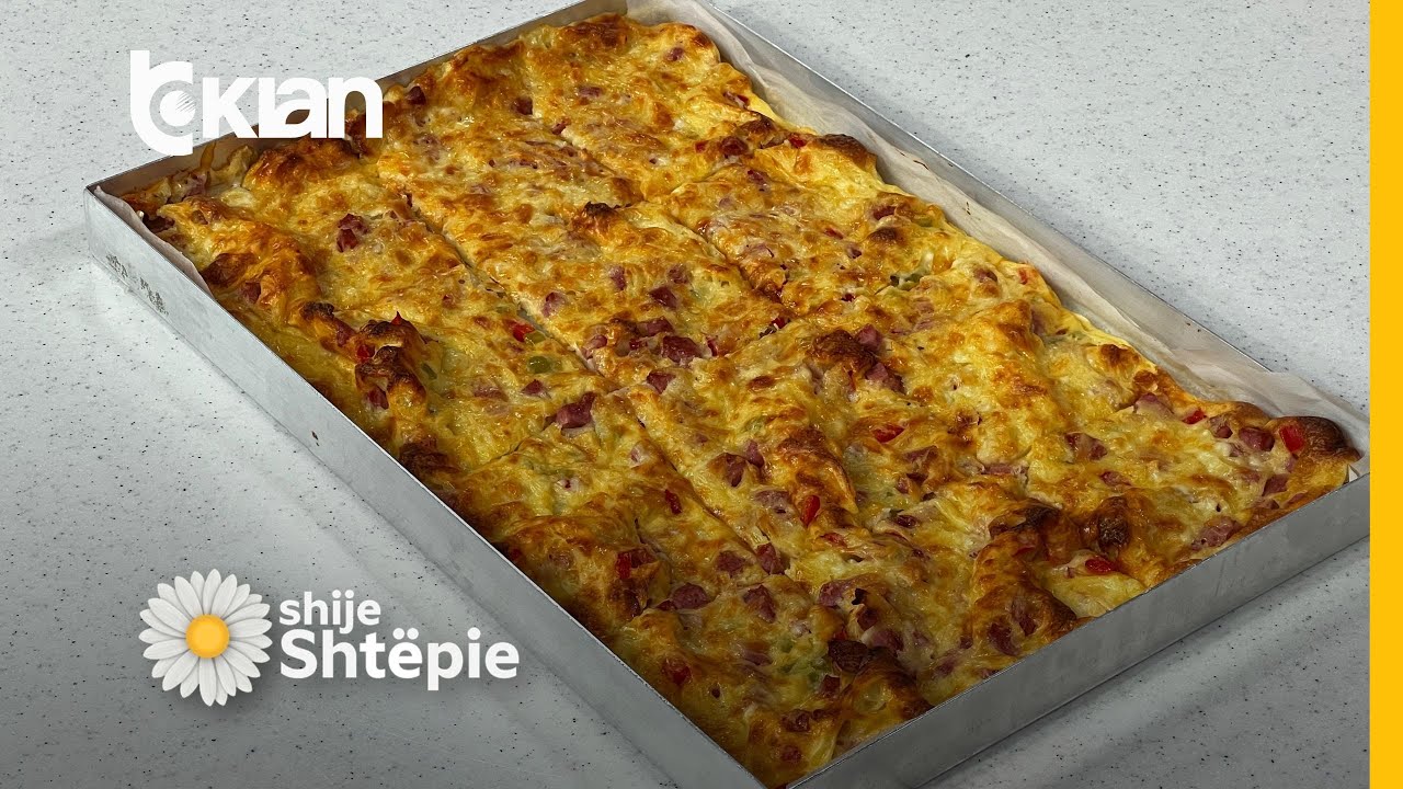 Shije Shtëpie - Pica me krep të pjekur në furrë (për gjithë familjen) nga Znj. Vjollca - Tv Klan