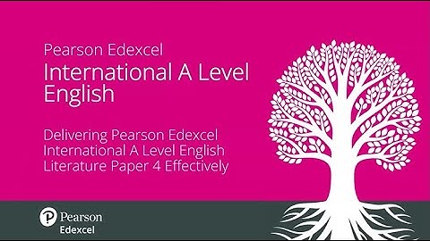 Delivering Pearson Edexcel International A Level English Literature Paper 4 Effectively