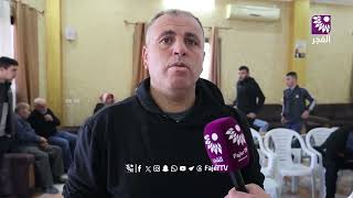 والد الشهيد "وليد رضوان" الذي ارتقى فجر اليوم في عزون شرق قلقيلية