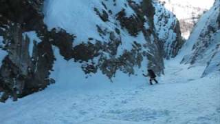 Couloir Raie des Fesses - Pointe de l'Ane Couloir Raie des Fesses - Pointe de l'Ane