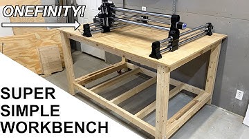 Super Simple CNC Table | Onefinity X-50 Woodworker | Easy Workbench