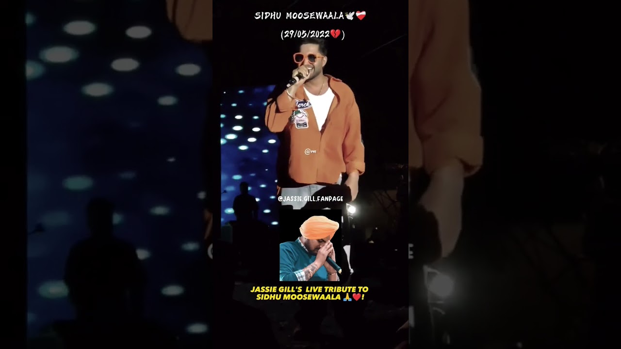 JASSIE GILL`S LIVE TRIBUTE TO SIDHU MOSSE WALA LIVE SHOW #justiceforsidhumoosewal #trendingshorts