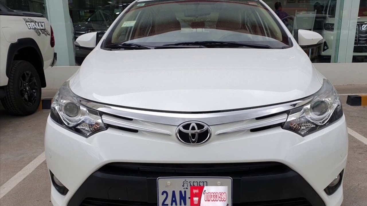 ឡានលក់ តំលៃ (Price) : $2xX00 (ស្ដើង)  ម៉ូឌែល (Model) : TOYOTA VIOS 2017 (FULL OPTIONS) 017 333 599