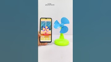 Mini fan powered by DC motor / Mini fan without capacitor / Mini fan with DC motor /motor life hack