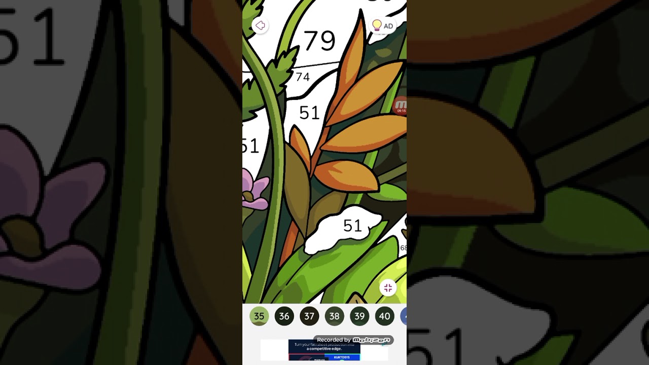 mewarnai de - daunan bersama ‎⁨@PrincessNgegame⁩  [happy color]