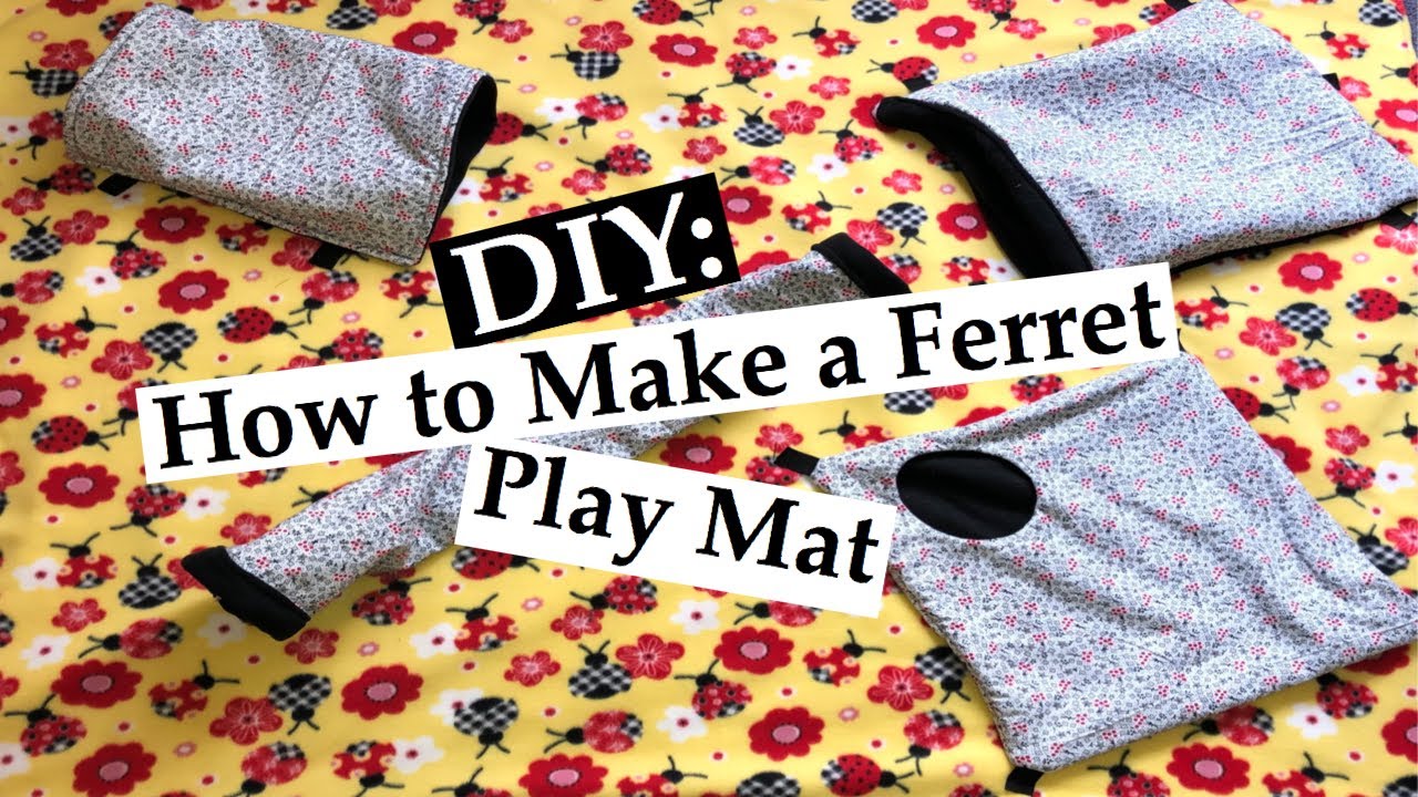 How to make a Ferret Play Mat DIY YouTube