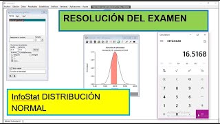 INFOSTAT DISTRIBUCIÓN NORMAL,  EJERCICIOS  DE PROBABILIDADES (2020) ACTUALIZADO