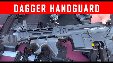 Dagger Handguard For Paintball Guns - 468, T15, Tippmann,  TMC, M17,  CQMF, Tacamo, MCS100 #MCS