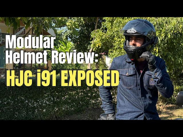 Modular Helmet Review: HJC i91 (Not As Good As It Could Be) - YouTube
