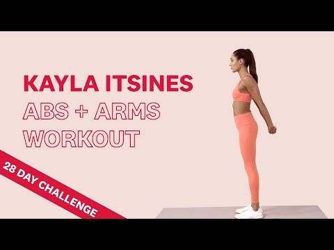 Kayla Itsines Arms and Abs Workout