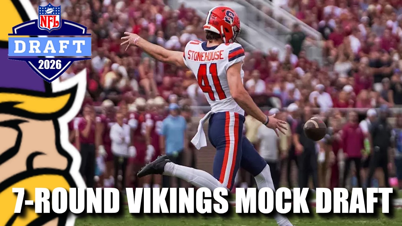 7-Round Vikings Mock Draft: WE DRAFTED A PUNTER EDITION!