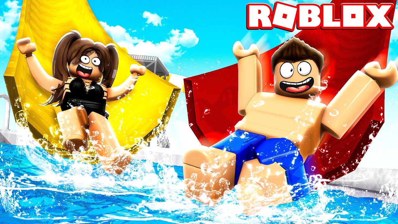 ENTRIAMO NEL PARCO ACQUATICO GIGANTE SU ROBLOX!!