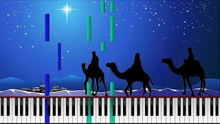 We Three Kings - Easy Piano Tutorial & Sheet Music (PDF)