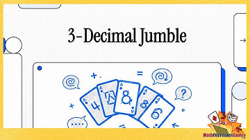 3 Decimal Jumble: The Low-Prep Card Game That Makes Teaching Decimals FUN!