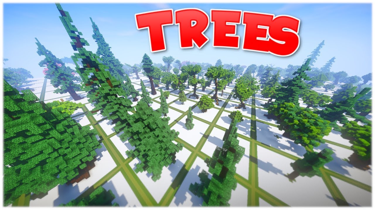 How to Make CUSTOM TREES in Minecraft YouTube
