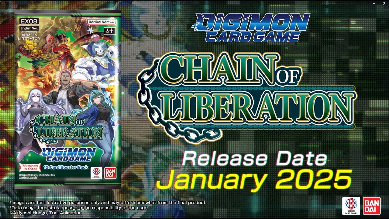 DIGIMON CARD GAME Extra Booster CHAIN OF LIBERATION [EX08
