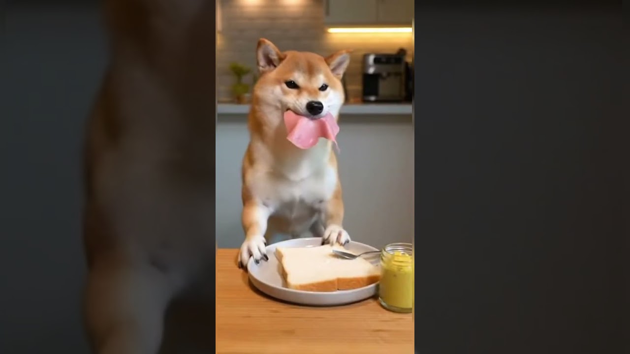 Caught the ham thief red-handed!