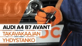 Kallistuksenvakaajan yhdystanko vaihto A4 Avant (8ED, B7) - vaihe vaiheelta videokäsikirjat