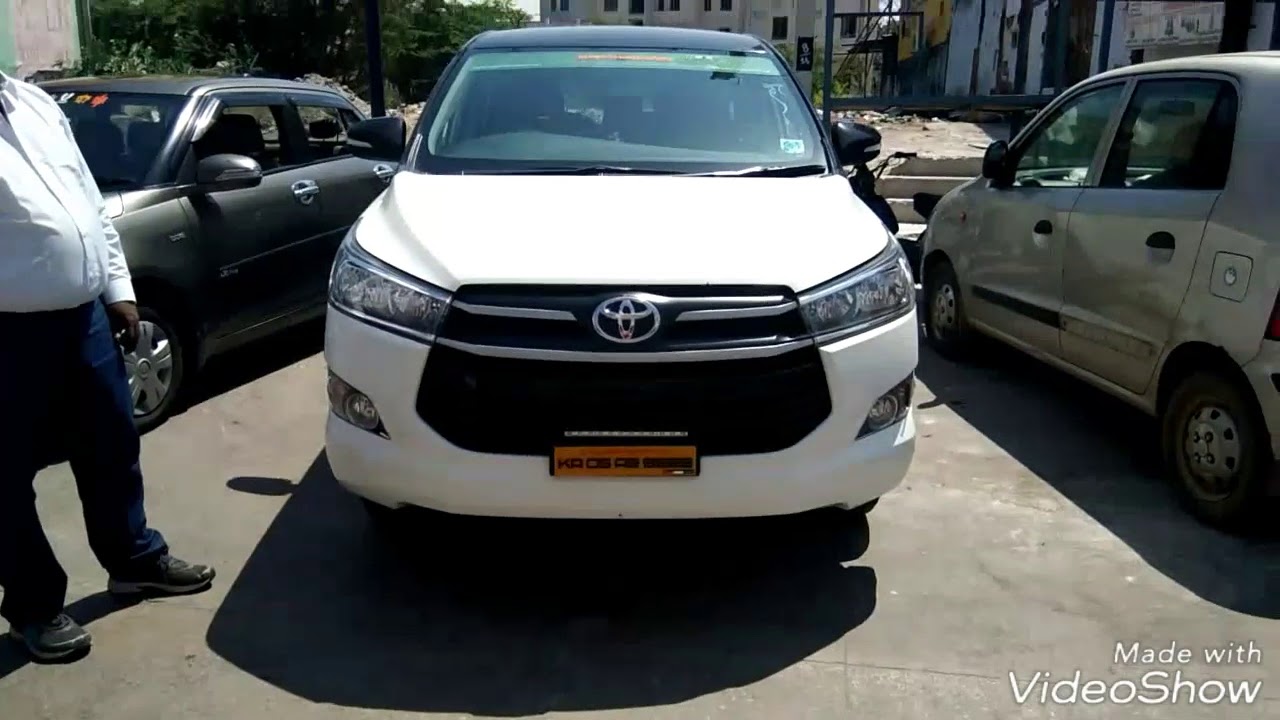 Toyota Innova Modified Dual Tone White With Black 2018 India
