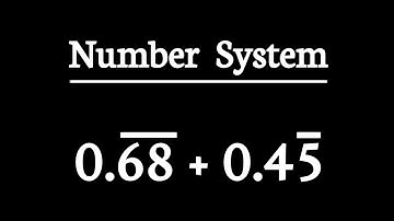 Calculative Number system | 0.68 + 0.45