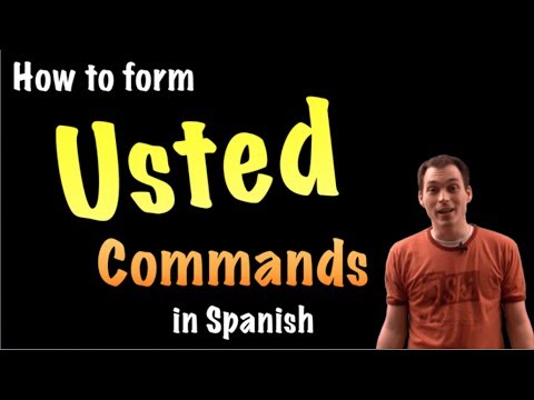 Video: ¿Cómo se hacen los comandos formales en español?