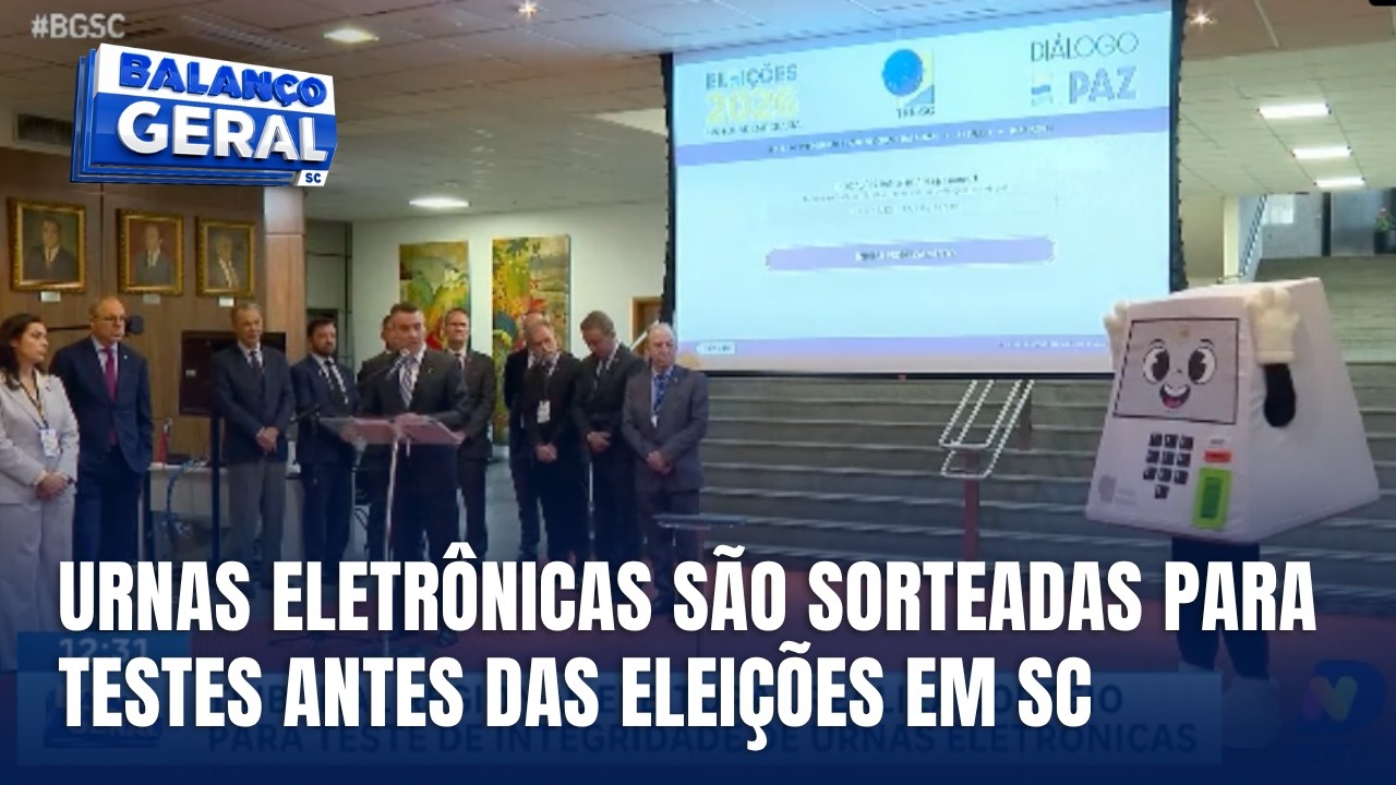 Eleições 2026: TRE-SC sorteia urnas para testes de integridade em SC