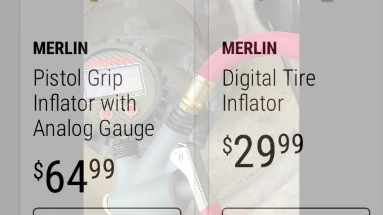Merlin digital tire inflator in action YouTube